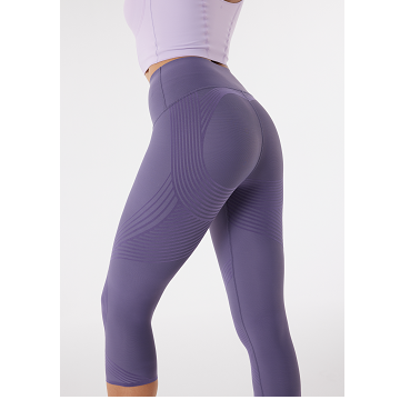 Body Sculpt Capri Leggings (Reversible Wear)