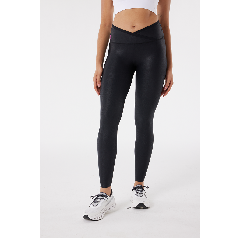 Body Sculpt Faux Leather Leggings (Reversible Wear)