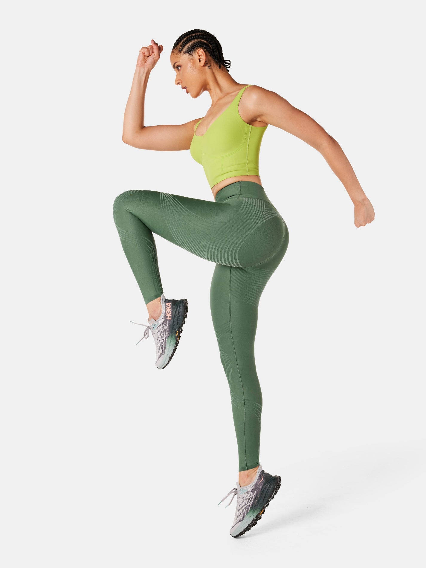 Body Sculpt Faux Leather Leggings (Reversible Wear)