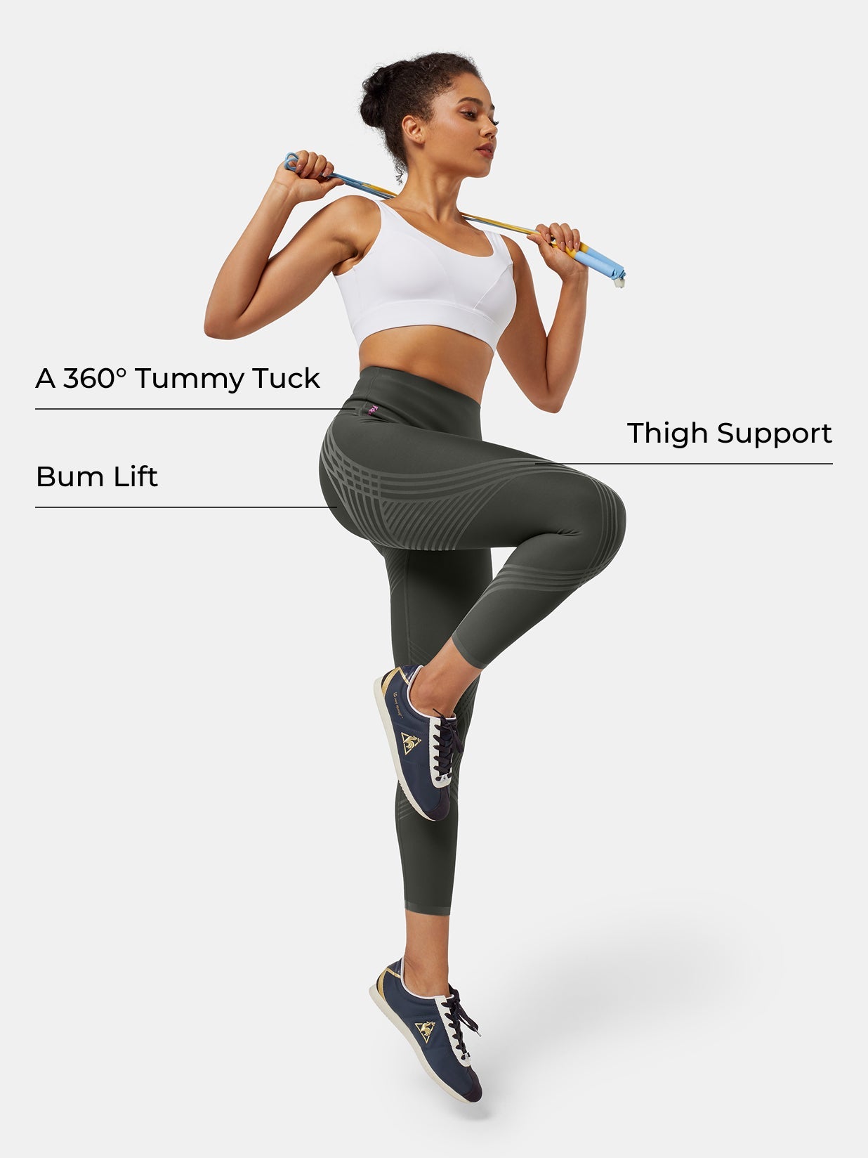 Body Sculpt 7/8 Leggings (Reversible Wear)