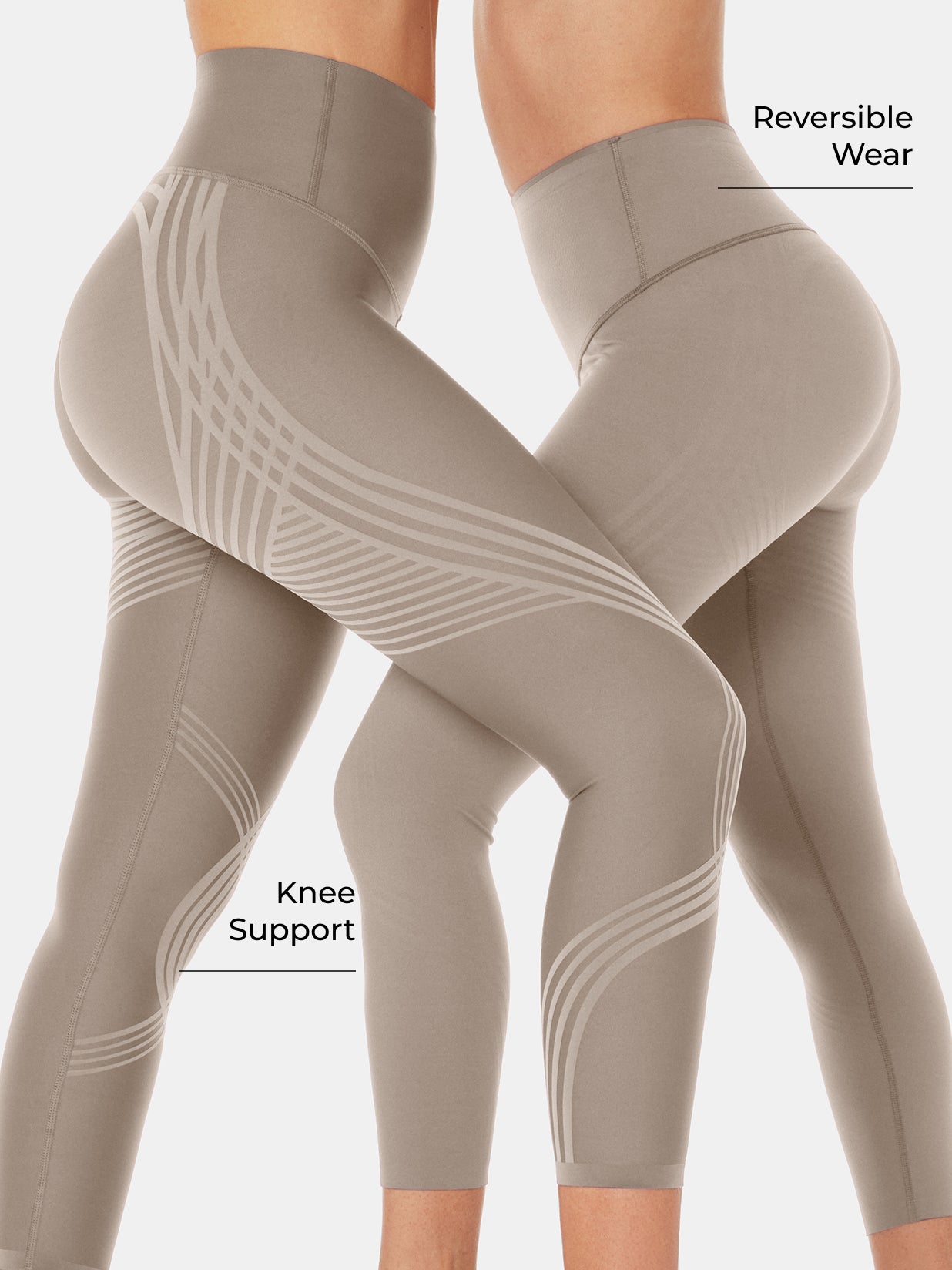 Body Sculpt 7/8 Leggings (Reversible Wear)