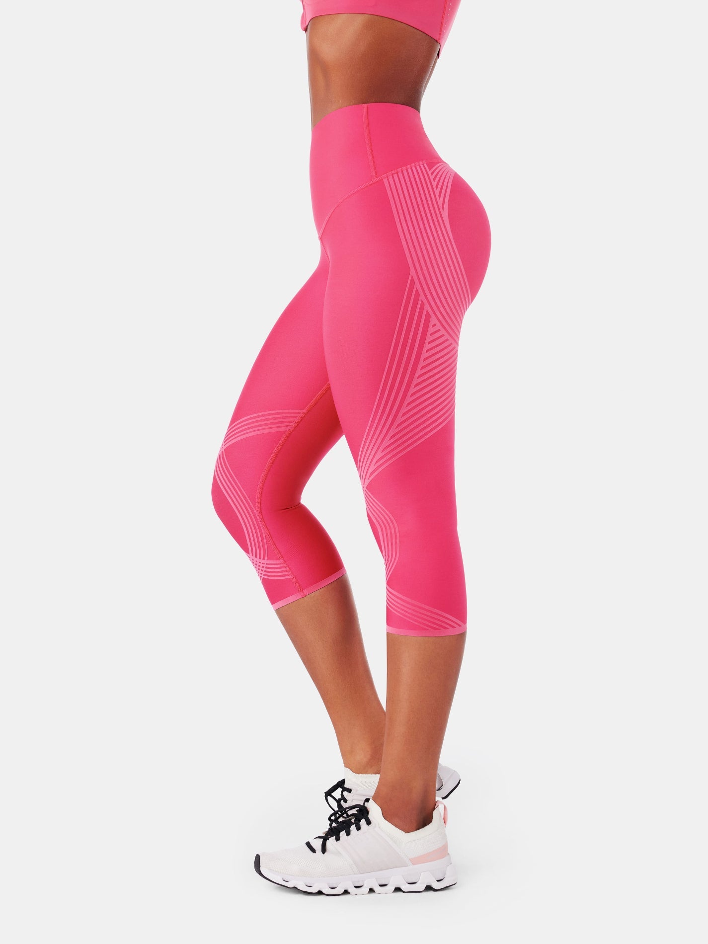 Body Sculpt Capri Leggings (Reversible Wear)