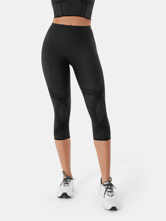 Body Sculpt Capri Leggings (Reversible Wear)