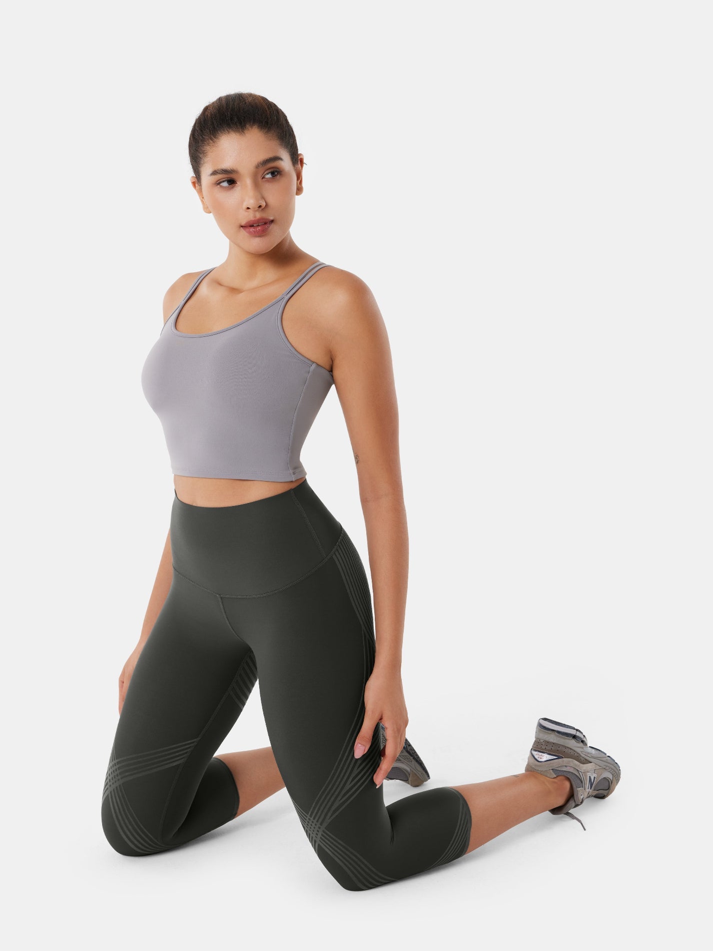 Body Sculpt Capri Leggings (Reversible Wear)