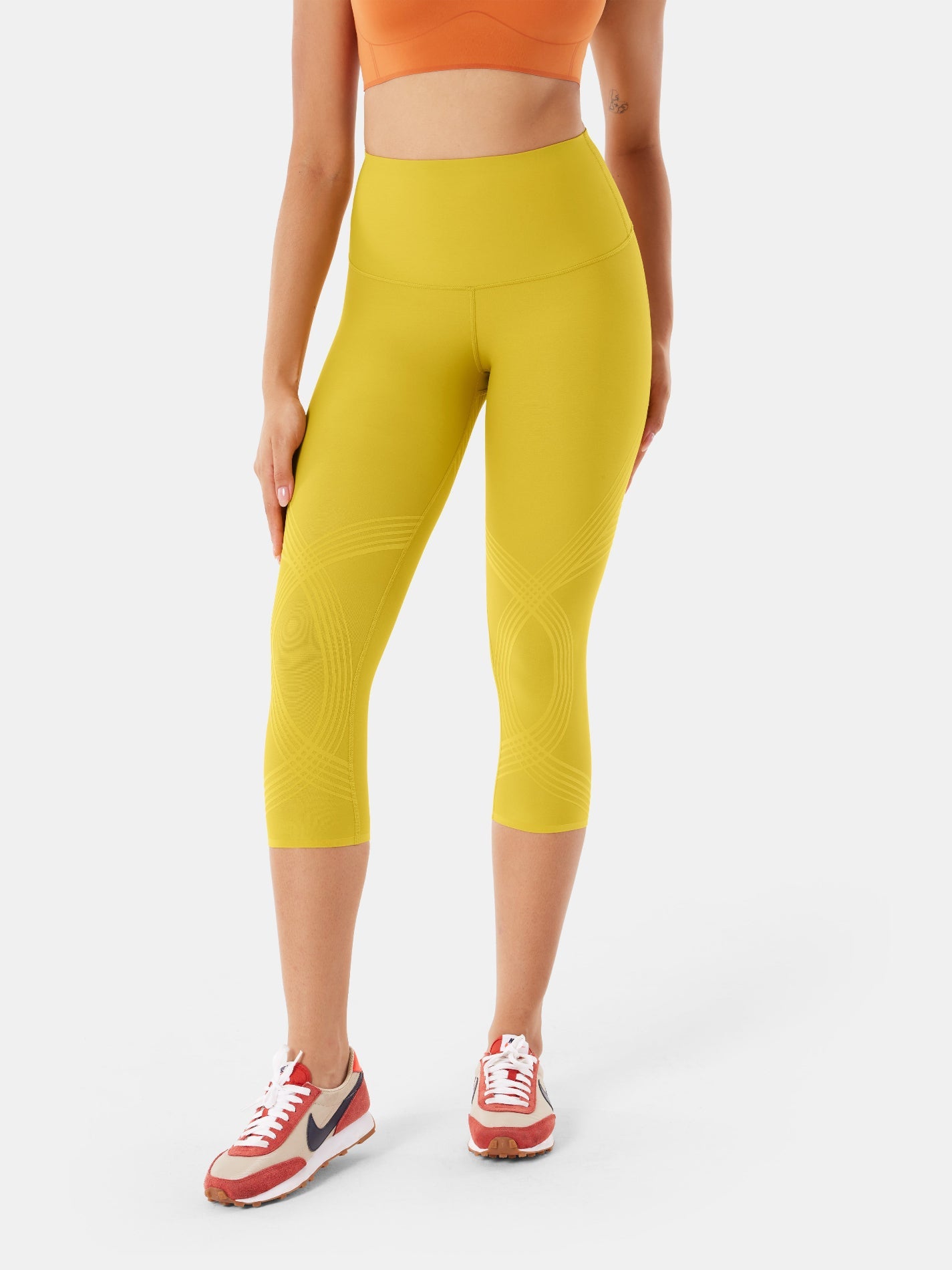 Body Sculpt Capri Leggings (Reversible Wear)