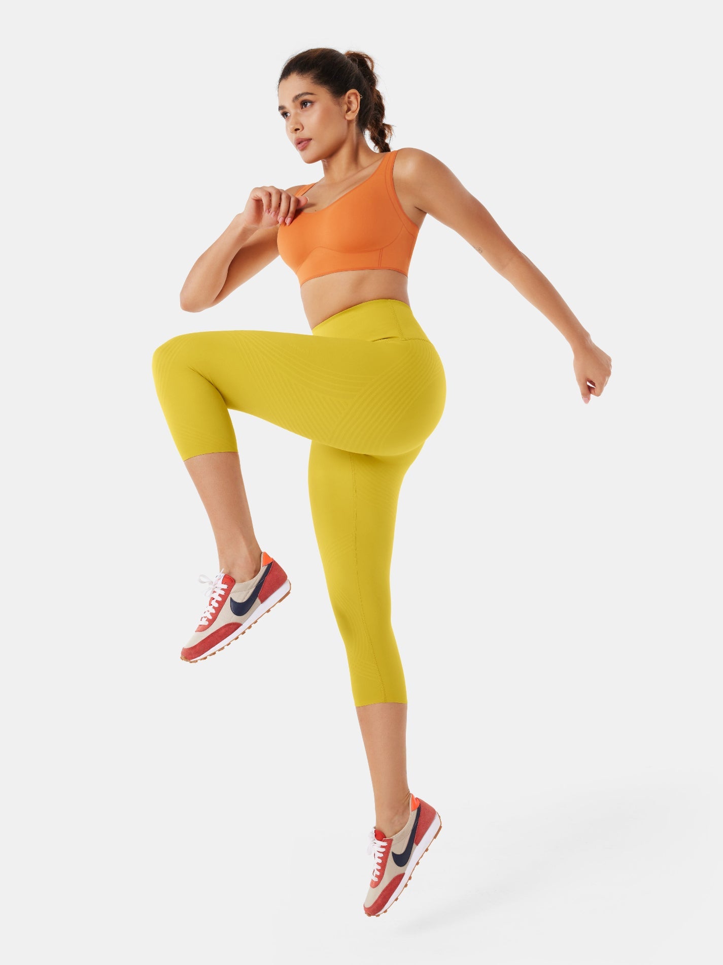 Body Sculpt Capri Leggings (Reversible Wear)