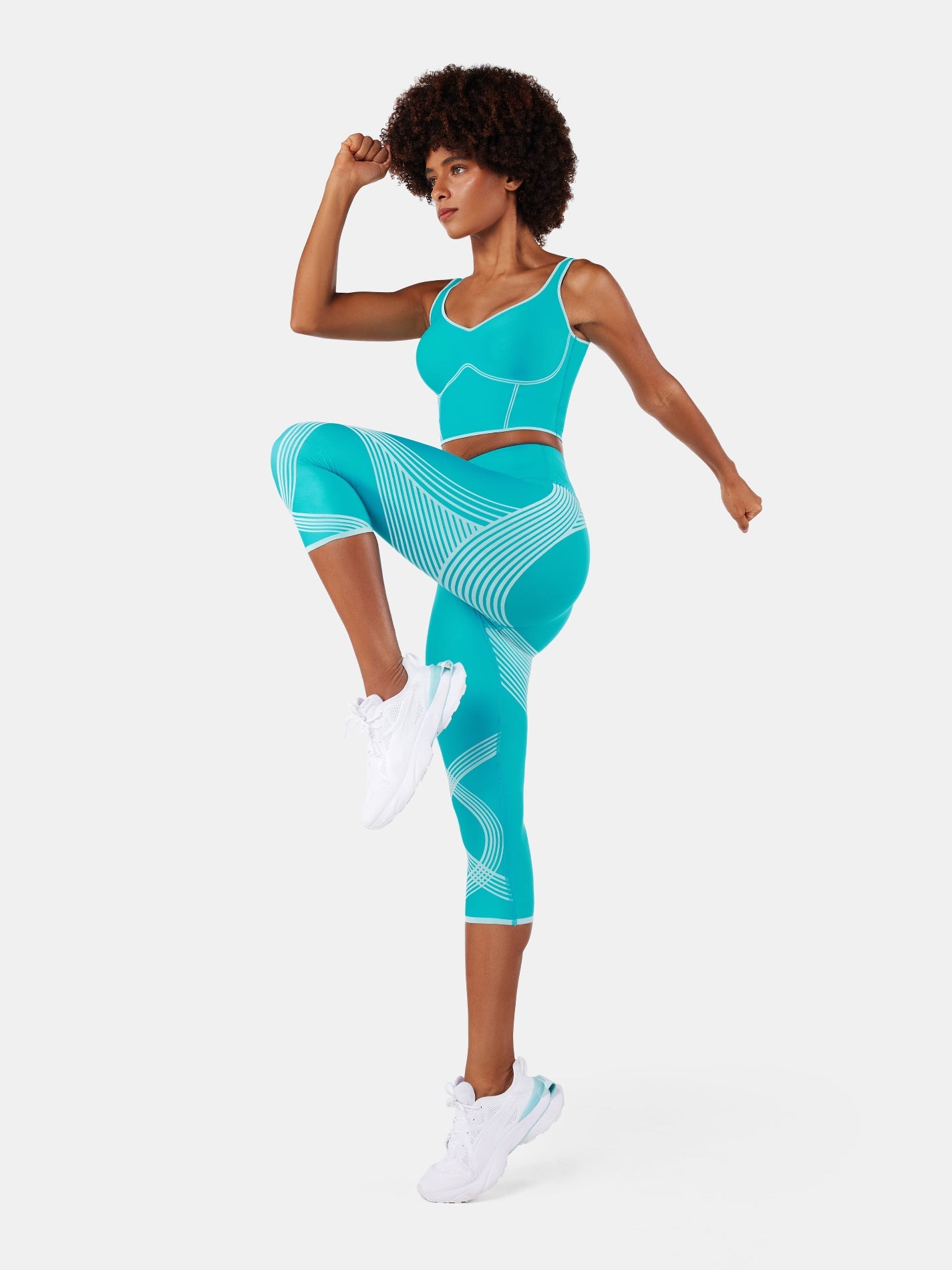 Body Sculpt Capri Leggings (Reversible Wear)