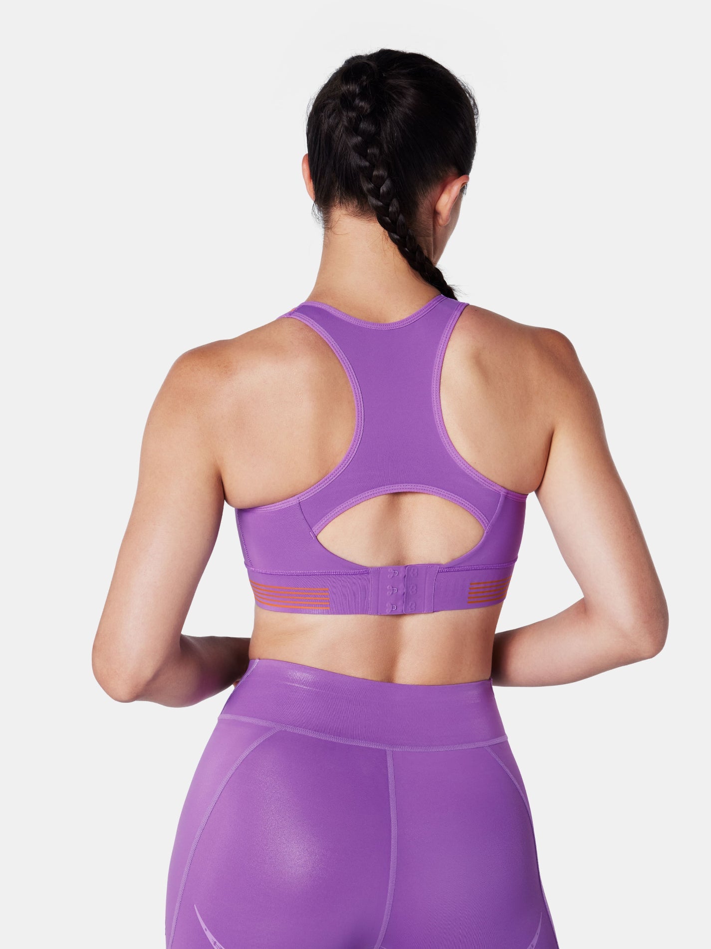 Body Sculpt Glossy Leather Sports Bra