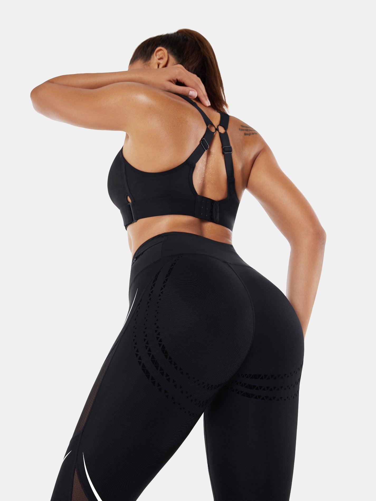 Body Sculpt Mesh Leggings