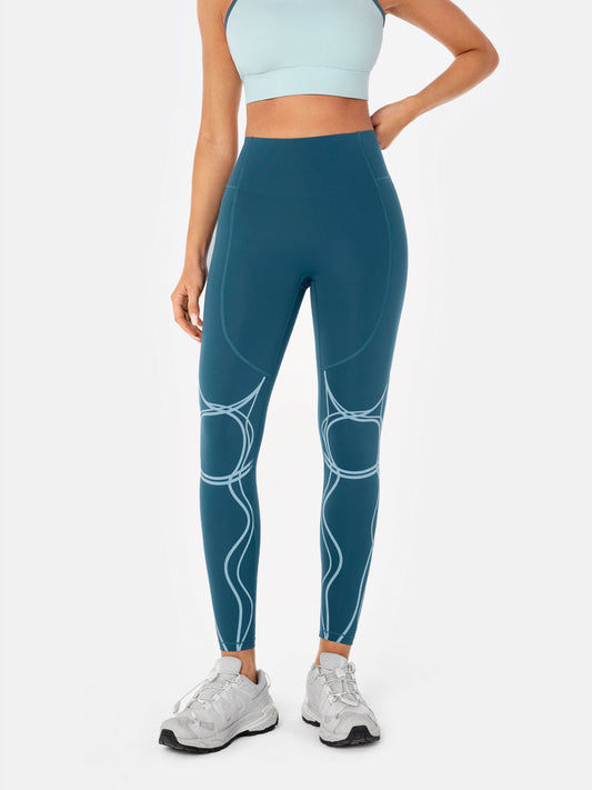 Body Sculpt Two Way Temp Leggings (Reversible Wear)