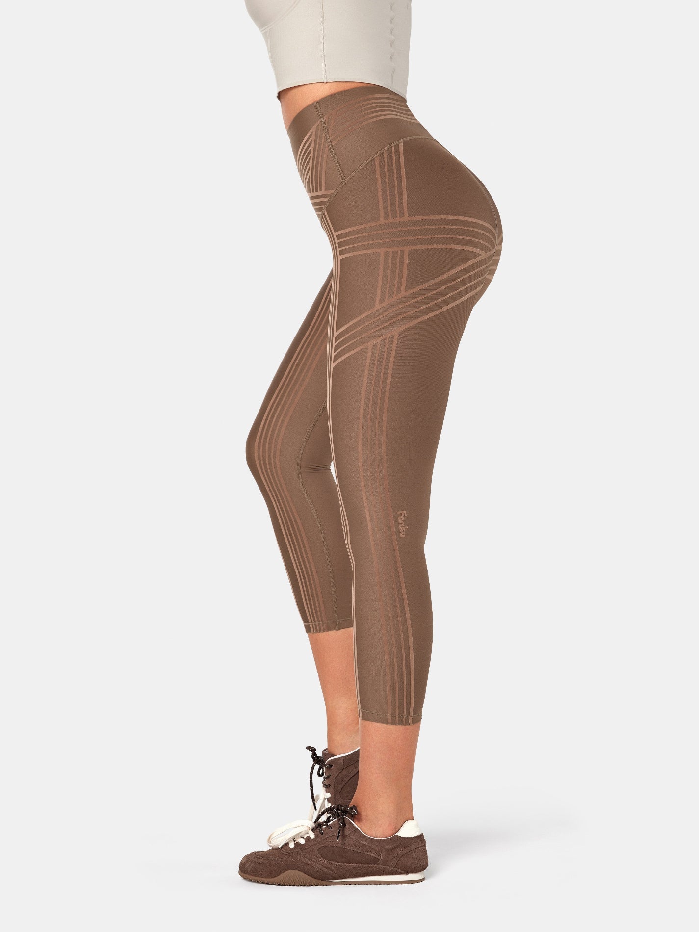 PowerBand Resistance 7/8 Leggings (Reversible Wear)